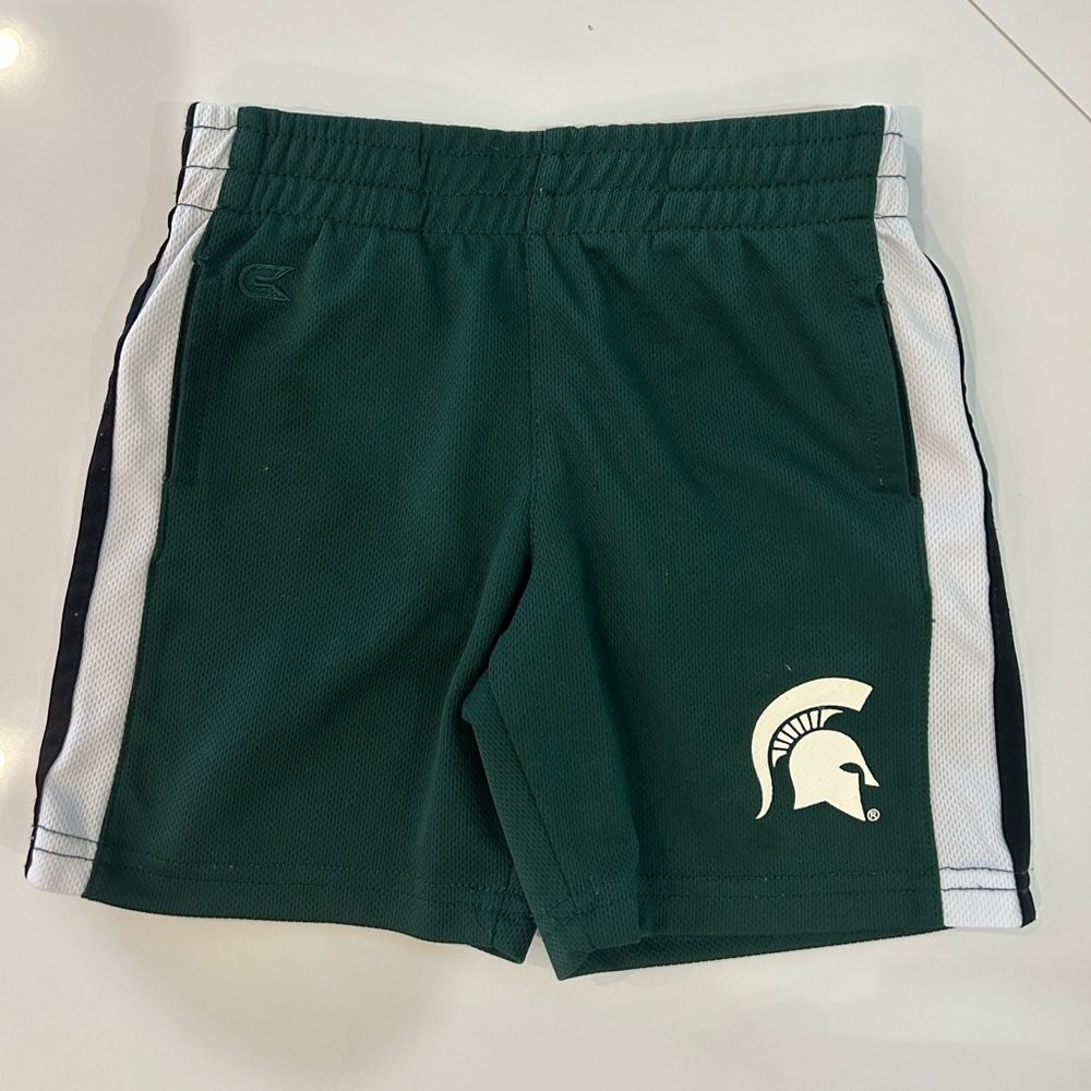 Michigan State Green Toddler Shorts